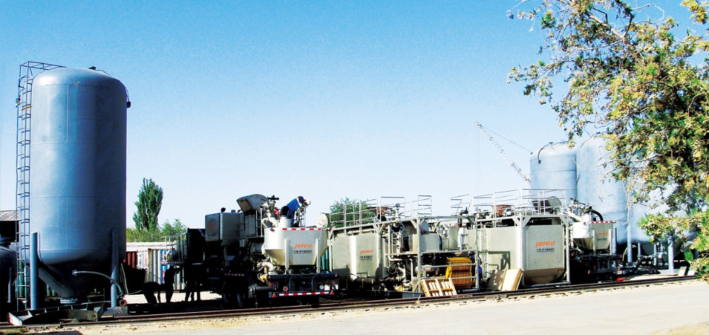 Trailer Mounted Twin Pump Cementing Unit in Uzbekistan