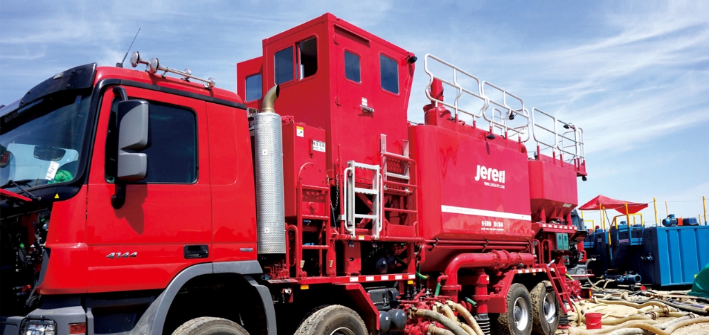 Jereh 10³ Truck Mounted Hydration Unit in Xinjiang, China