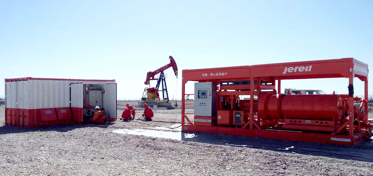 Jereh Electric Frac Pumper in Xinjiang, China